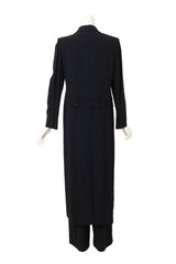 Vintage Sonia Rykiel Longline Maxi Jacket & Pants Set back @ Recess LA