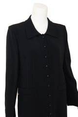 Vintage Sonia Rykiel Longline Maxi Jacket & Pants Set close up@ Recess LA