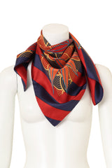 Vintage Lanvin Japanese Maple Leaf Scarf on mannequin @ Recess LA