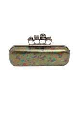 Oil Slick Knuckle Clutch by Alexander McQueen @ Recess LA