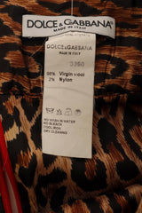 Dolce & Gabbana Statement Buckle Pencil Skirt label @ Recess LA