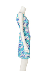 1960's Emilio Pucci for Formfit Rodgers Abstract Floral Sheer Mini Dress side @ Recess LA