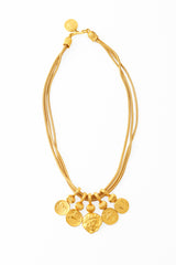 Greek Coin Charm Necklace @ Recess LA