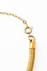 Modernist frame necklace by Lanvin clasp @ Recess LA