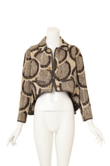 Bonnie Cashin for Sills 1960's Atomic Circle Wool Tweed Jacket unbuttoned @ Recess LA