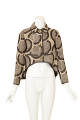 Bonnie Cashin for Sills 1960's Atomic Circle Wool Tweed Jacket @ Recess LA