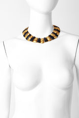 Geometric Enamel Bar Collar by Monet on mannequin @ Recess LA