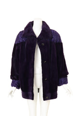 Vintage Dicker And Dicker Multi Fur Swing Coat open @ Recess LA