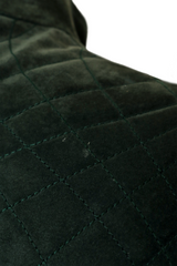 Quilted suede jacket by Gucci on mannequin scuff 2 @ Recess LA