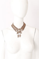 Filigree Bar Chain Dangle Collar on mannequin @ Recess LA