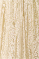 Lace Tea Length Wedding Dress fabric @ Recess LA