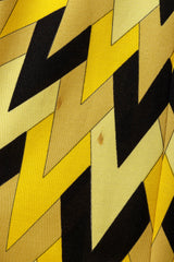 Vintage Mr. Dino Geometric Sunburst Shawl Dress mark 1 @ Recess LA