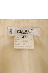 Silk Soutache Appliqué Maxi Skirt by Celine label @ Recess LA