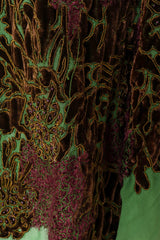Antique Embroidered Velvet Shawl Poncho mark 3 @ Recess LA
