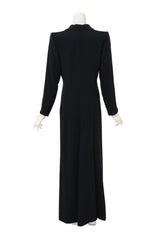 Vintage 1999 Contrast Duster by Yves Saint Laurent on mannequin back @ Recess LA