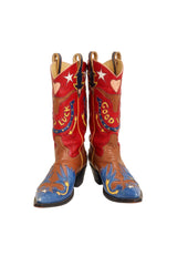 Vintage Rocketbuster Good Luck Longhorn Cowboy Boots @ Recess LA