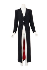 Vintage 1999 Contrast Duster by Yves Saint Laurent on mannequin @ Recess LA