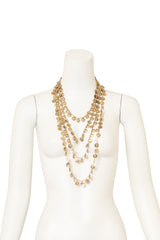 Tiered Coin Charm Necklace by Julie Rubano on mannequin @ Recess LA