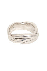 Vintage Sterling Abstract Woven Bangle Bracelet @ Recess LA