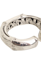 Vintage John Hardy Sterling Bamboo Hinge Cuff Bracelet inside @ Recess LA