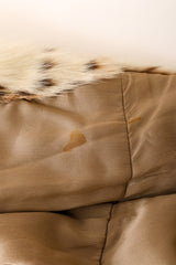 fur coat by Edwards-Lowell lining stain @ Recess LA