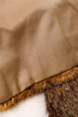 fur coat by Edwards-Lowell staining @ Recess LA
