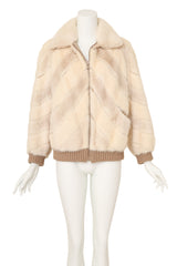 Reversible fur jacket by Robinsons on mannequin @ Recess LA