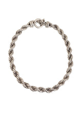 Vintage Sterling Twisted Rope Collar Necklace @ Recess LA