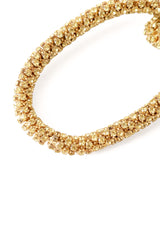 vintage hoop earrings one dark rhinestone @ Recess LA