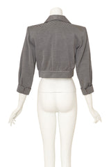 striped jacket by Saint Laurent on mannequin back @ Recess LA