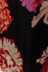 Floral Silk Strapless Gown by Christian Lacroix 2 snags to fabric @ Recess LA