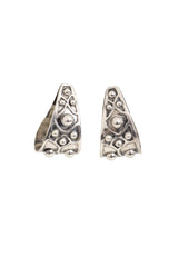 Vintage Sterling Studded Geometric Earrings @ Recess LA