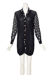 cardigan dress by Gianni Versace on mannequin @ Recess LA