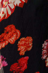 Floral Silk Strapless Gown by Christian Lacroix snags to fabric on top of flower @ Recess LA