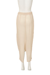 draped skirt by Ozbek on mannequin back @ Recess LA