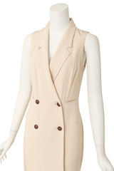 Vest dress by Ozbek on mannequin close @ Recess LA