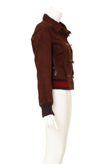 Suede Bomber by Gucci on mannequin side @ Recess LA