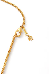 Byzantine Cross Necklace by Nina Ricci clasp and cartouche @ Recess LA