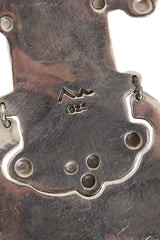 Vintage Al Somers Sterling Carnelian Cross Pendant signature @ Recess LA