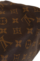 Monogram Canvas Speedy 30 Bag side by Louis Vuitton scuff to leather @ Recess LA