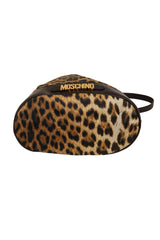 Leopard Print Bucket Bag by Moschino bottom of bag @ Recess LA