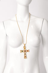 Byzantine Cross Necklace by Nina Ricci on mannequin @ Recess LA