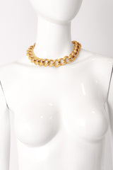 curb link collar necklace by Anne Klein on mannequin @ Recess LA
