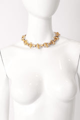 metal wrap link necklace by Ciner on mannequin @ Recess LA