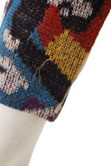 Mask Print Sweater by Missoni yellow fabric snag @ Recess LA