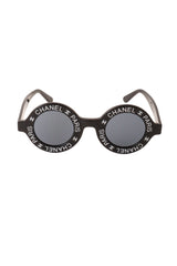 Round logo sunglasses by Chanel straight @ Recess LA