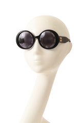 Oversize round sunglasses by Chanel on mannequin side @ Recess LA