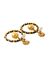 chain hoop earrings by Chanel backs open @ Recess LA