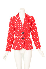 Dot blazer by Yves Saint Laurent on mannequin @ Recess LA