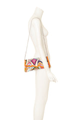 Mod Print Chain Clutch by Emilio Pucci on mannequin @ Recess LA